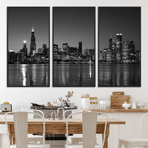 Chicago Wall Art Canvas Print