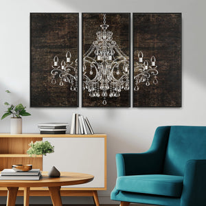 Rustic Chandelier Canvas Print