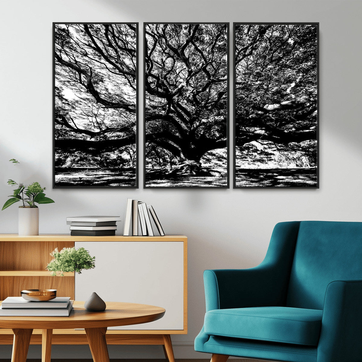 Mighty Angel Oak Wall Art | Angel Oak Tree Art Print