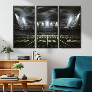 American Football Stadium Wall Art Canvas Print, Stadium