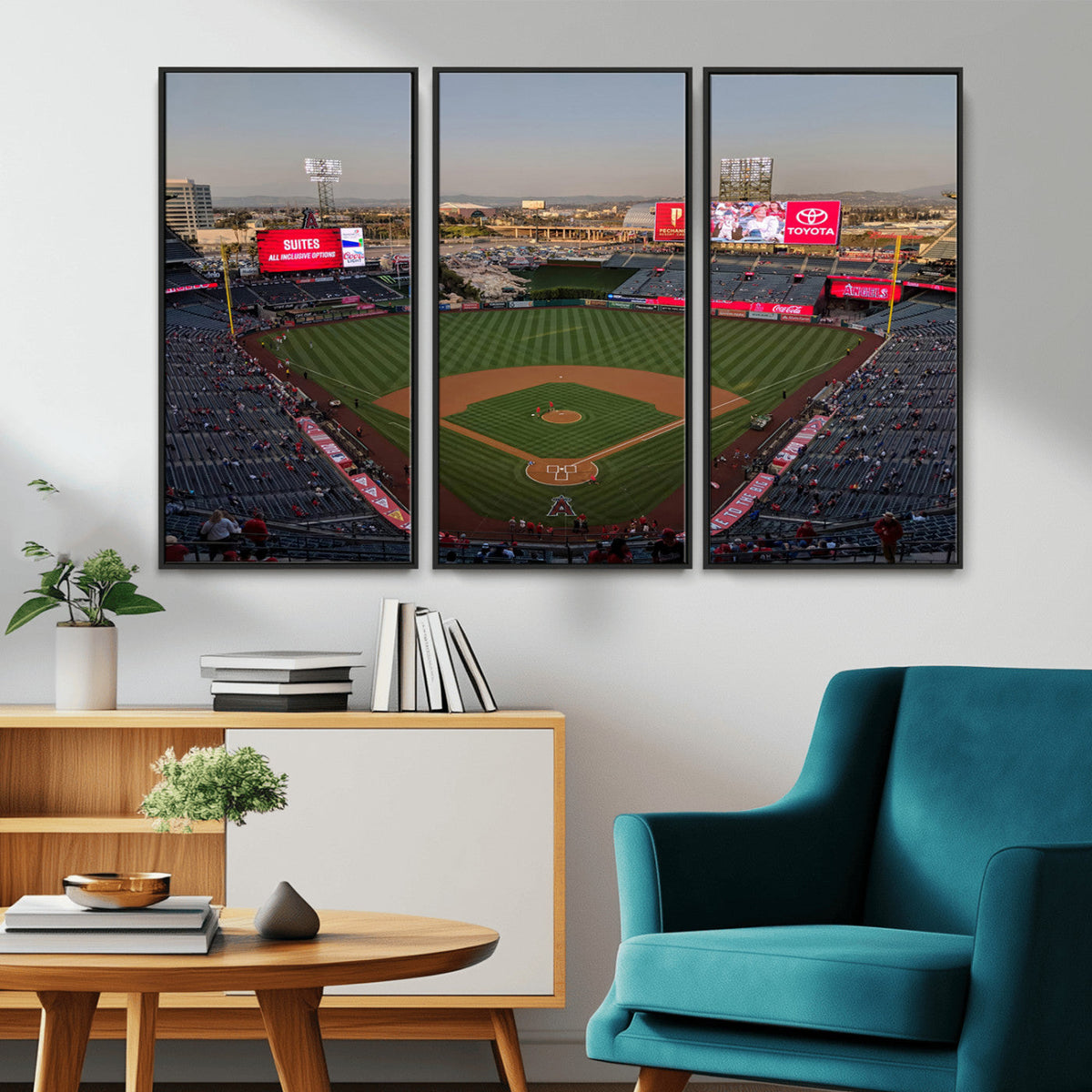 Los Angeles Angels Baseball Canvas Print - Anaheim Angel