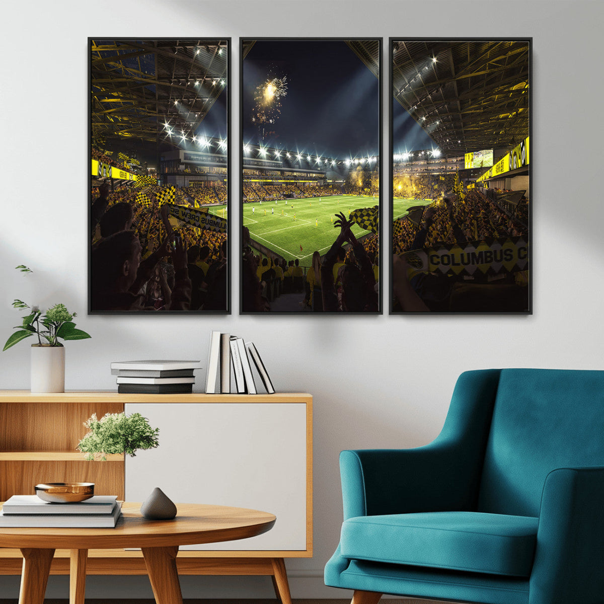 Columbus Crew Soccer Team Print - Columbus Crew Stadium Wall
