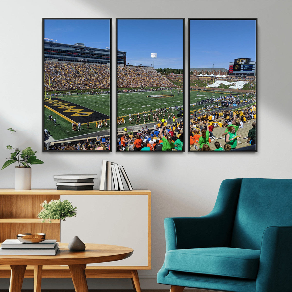 University of Missouri Tigers Football Team Print - Columbia