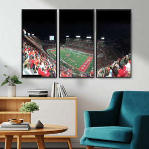 Houston Cougars Football Team Print - Houston TDECU Stadium