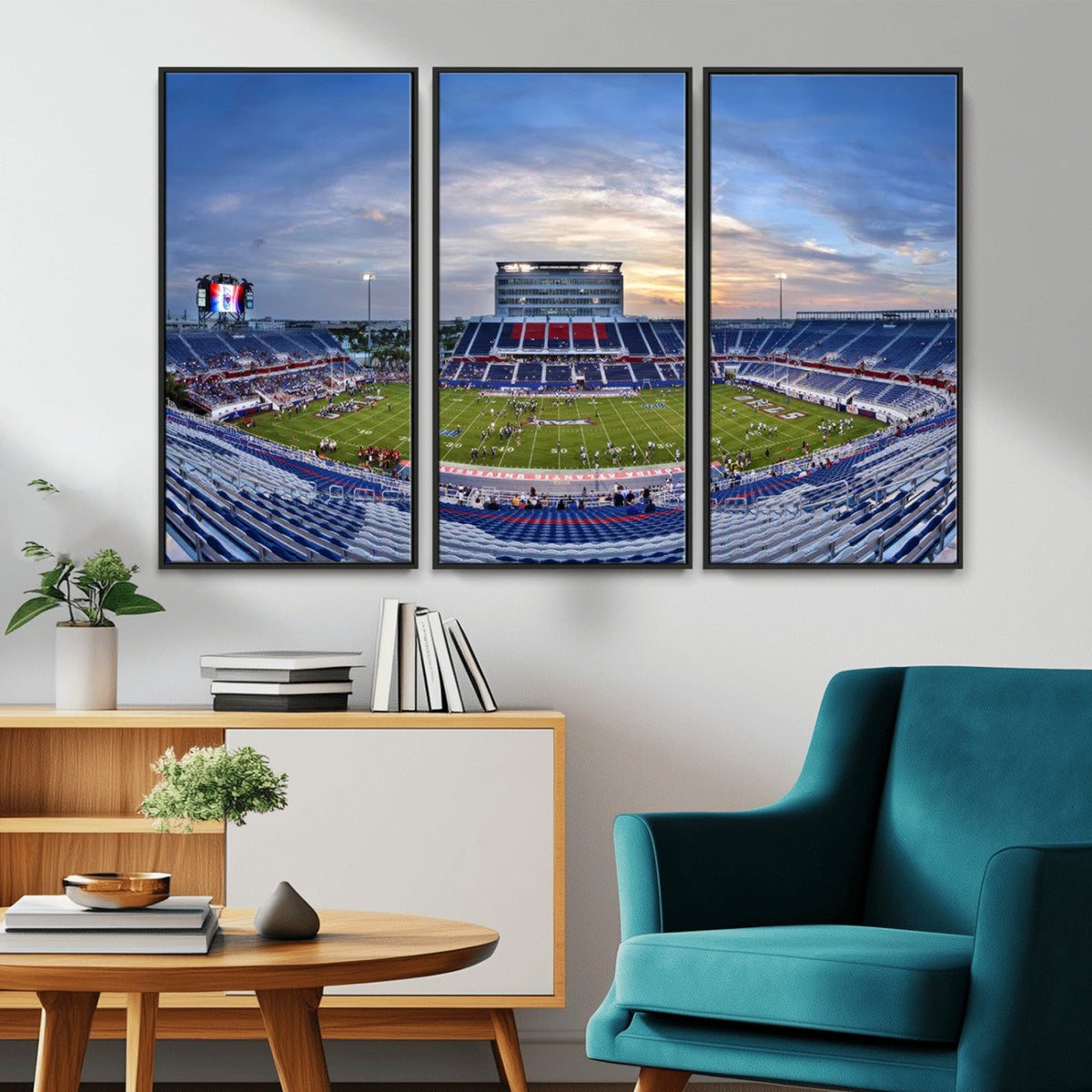 Florida Atlantic University Owls Football Team Print - Boca