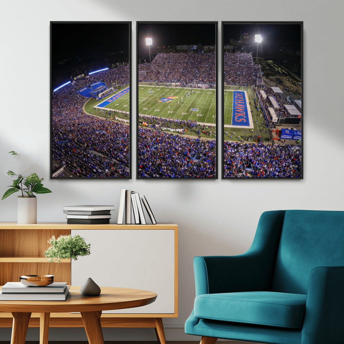 University of Kansas Jayhawks Football Team Print - Lawrence