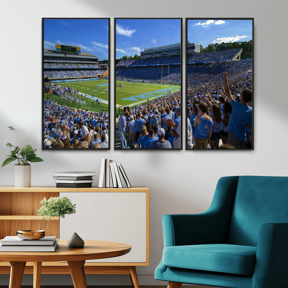 University of North Carolina Tar Heels Team Canvas Print -