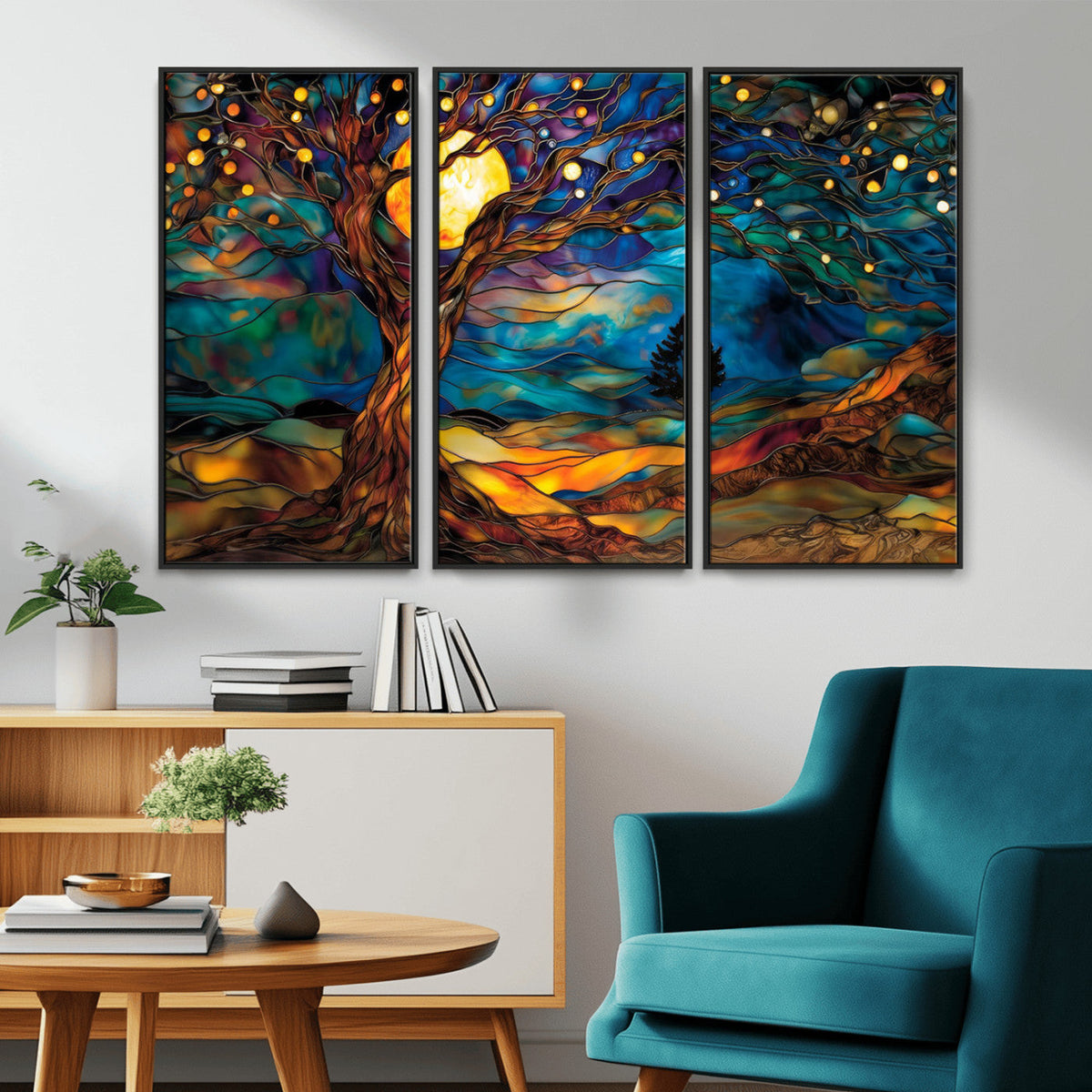 Tree of Life Wall Art - Yggdrasil Tree of Life Canvas Print