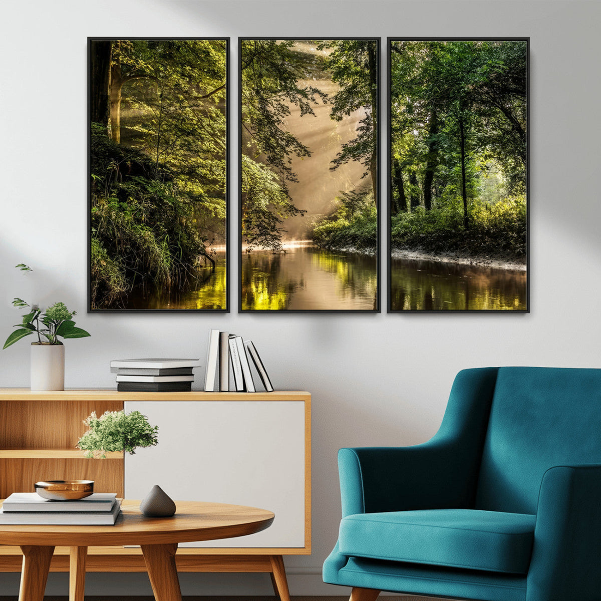 Forest Wall Art Print | River Landscape Wall Art | Perfect