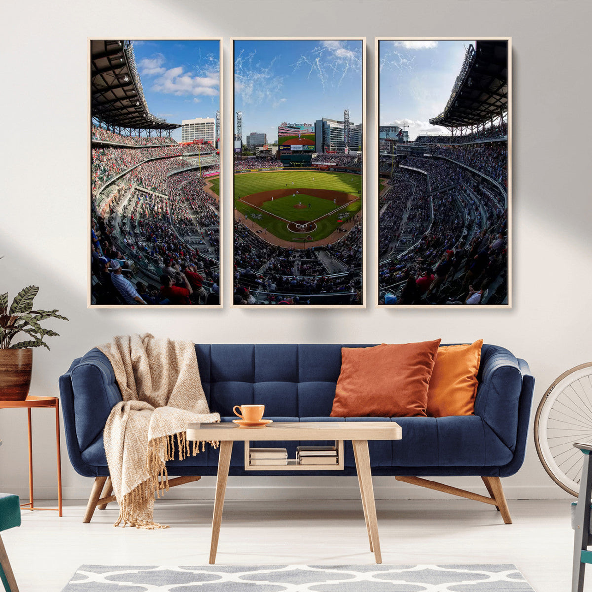 Truist Park Stadium Canvas Wall Art - Atlanta Braves Game