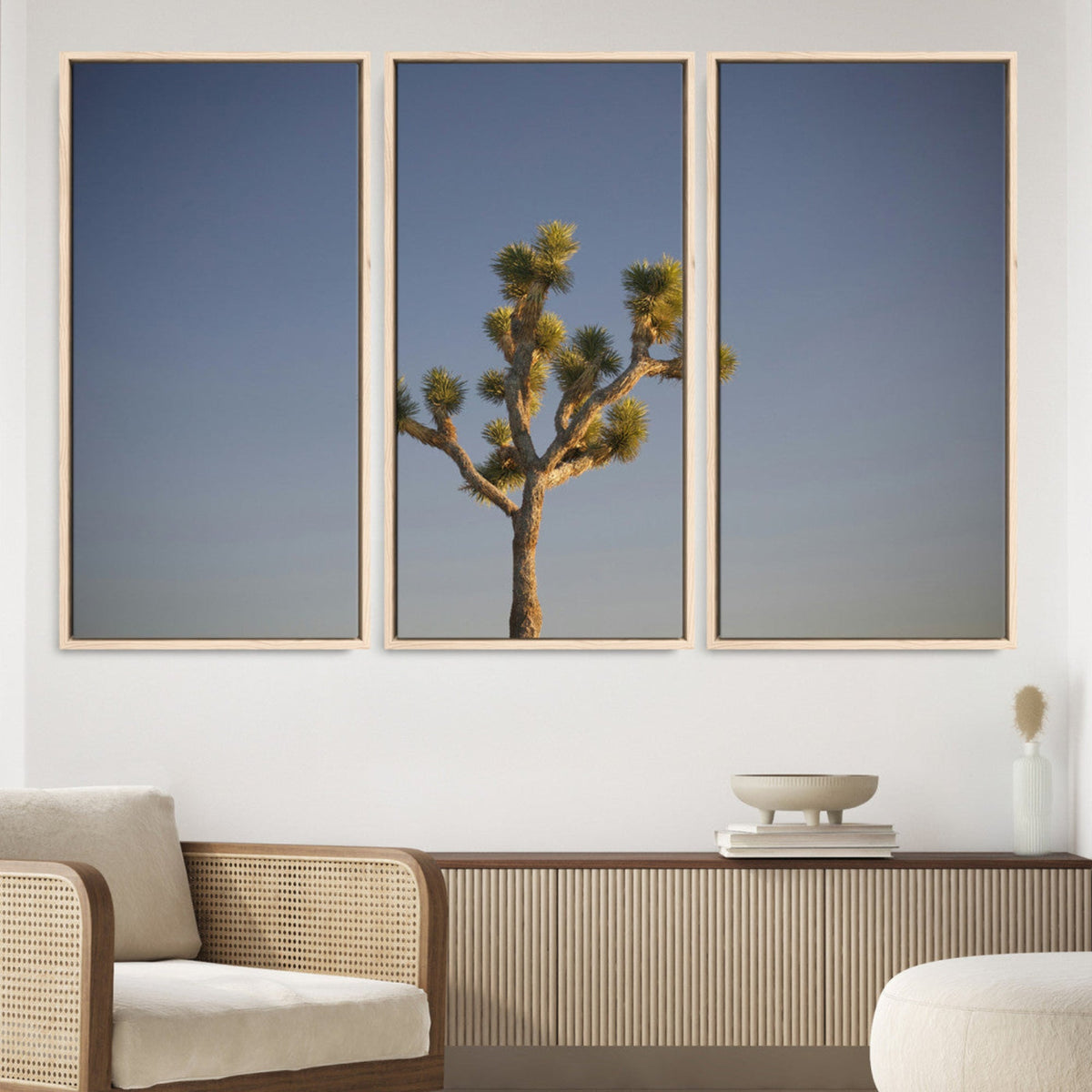 Joshua Tree Wall Art Canvas Print – Framed Southwestern