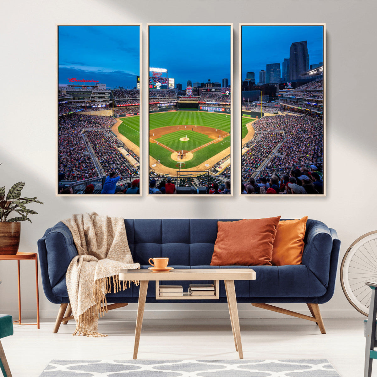 Target Field Stadium Wall Art Canvas Print – Minnesota Twins