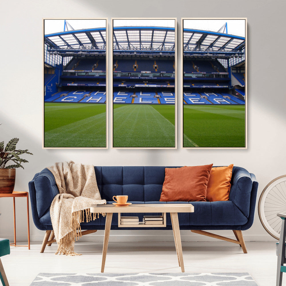 Stamford Bridge Chelsea Football Stadium Canvas Wall Art