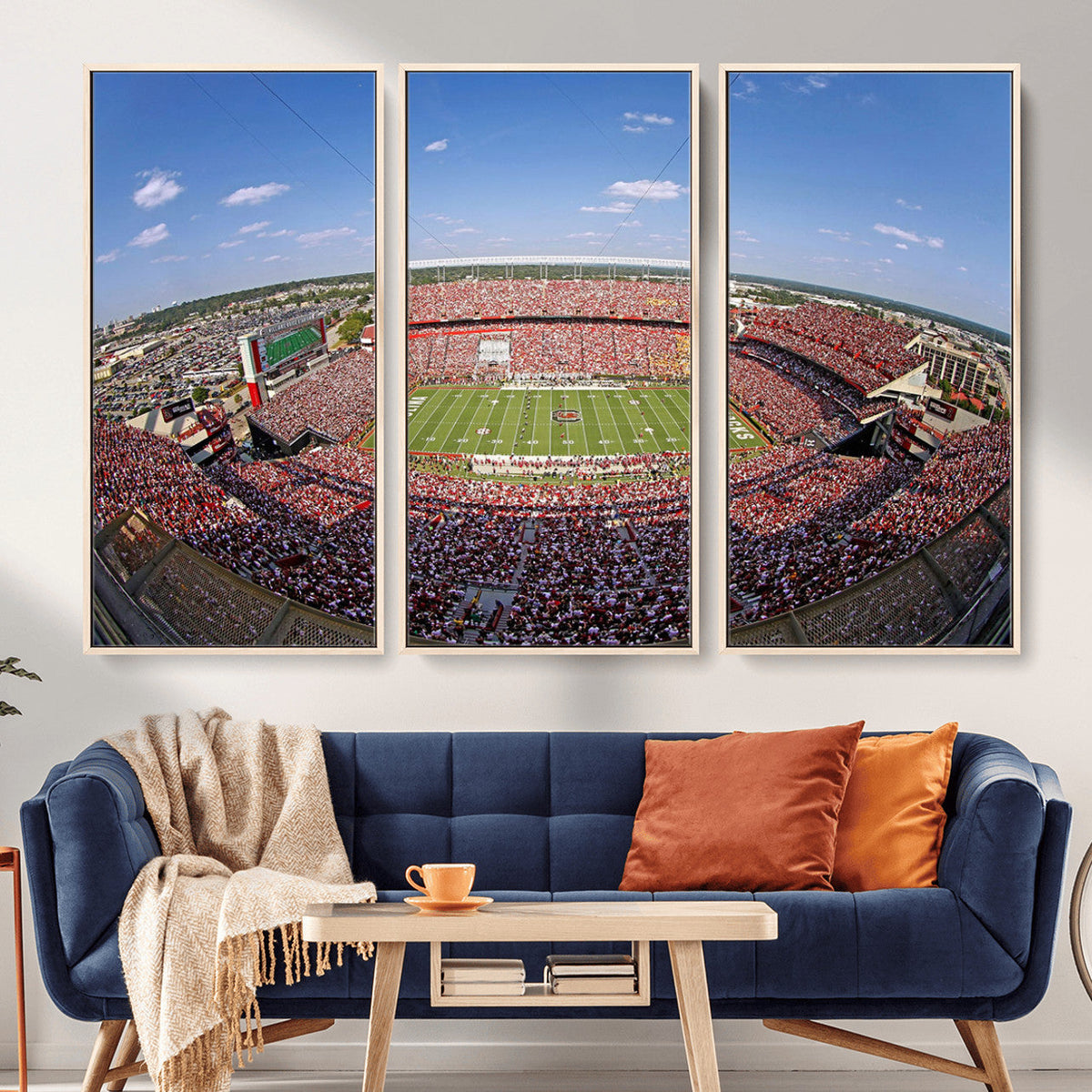 William Brice Stadium Wall Art Canvas Print – Stadium Crowd