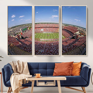 William Brice Stadium Wall Art Canvas Print – Stadium Crowd