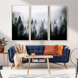 Elk Wall Art Canvas Print – Framed Mountain Wildlife Art