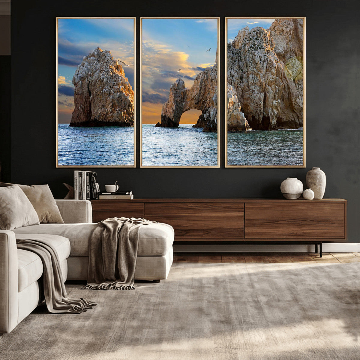 The Arch Cabo San Lucas Ocean Arch Wall Art Canvas Print,