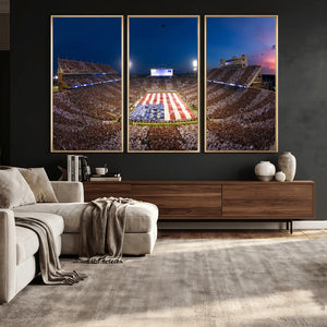 Oklahoma Sooners Memorial Stadium Wall Art Canvas Print,