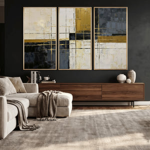 Geometric Abstract Wall Art Canvas Print