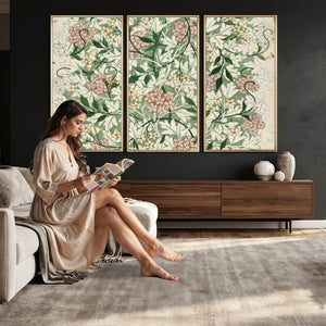 William Morris Jasmine 1872 Canvas Wall Art — Arts and