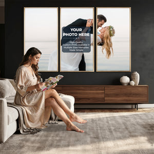 Framed Custom Canvas Print - Personalized Wall Art for Home