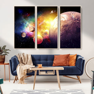 Space and Galaxy Canvas Print