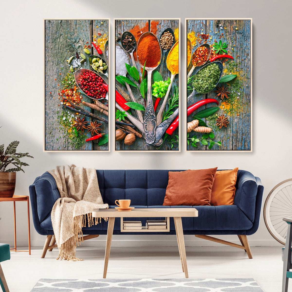 Spoonful of Spices Cooking Wall Art Canvas Print - Vibrant