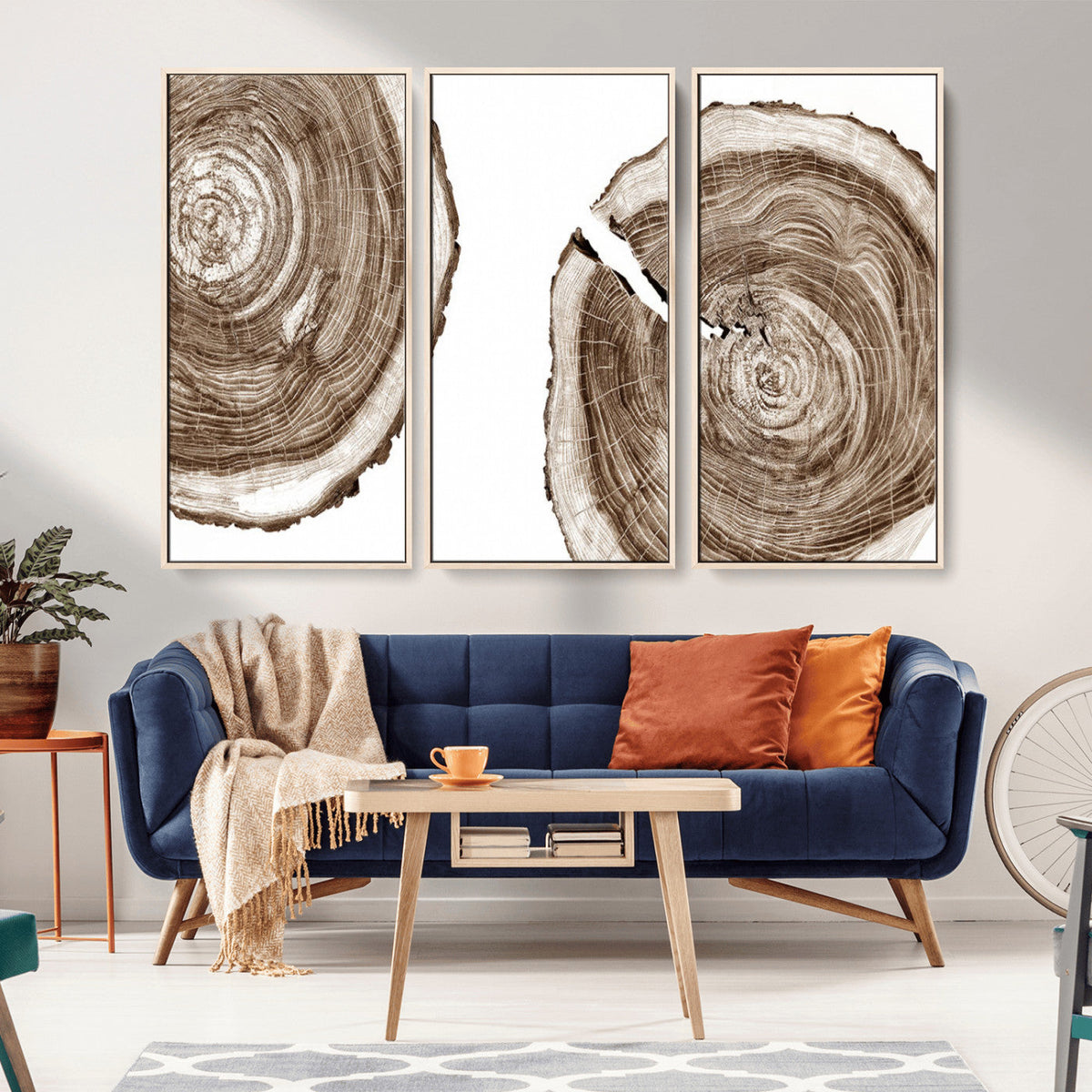 Wood Tree Ring Wall Art Canvas Prints, Tree Rings –
