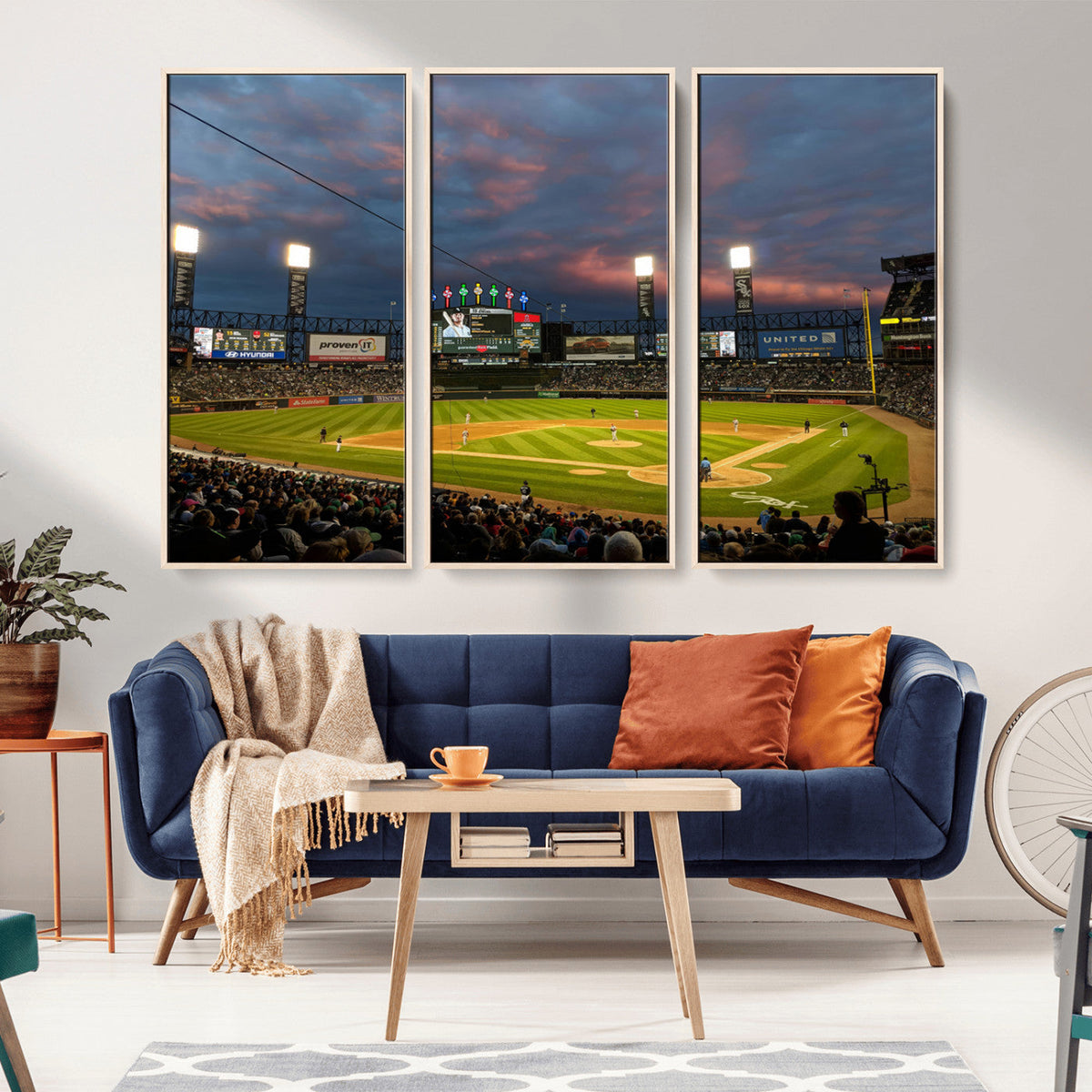 Chicago White Sox Baseball Team Print Canvas- Guaranteed