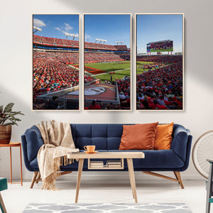 Florida Tampa Raymond James Stadium Wall Art Canvas Print -