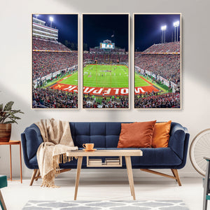 NC State Wolfpack Canvas Print - Raleigh Carter-Finley
