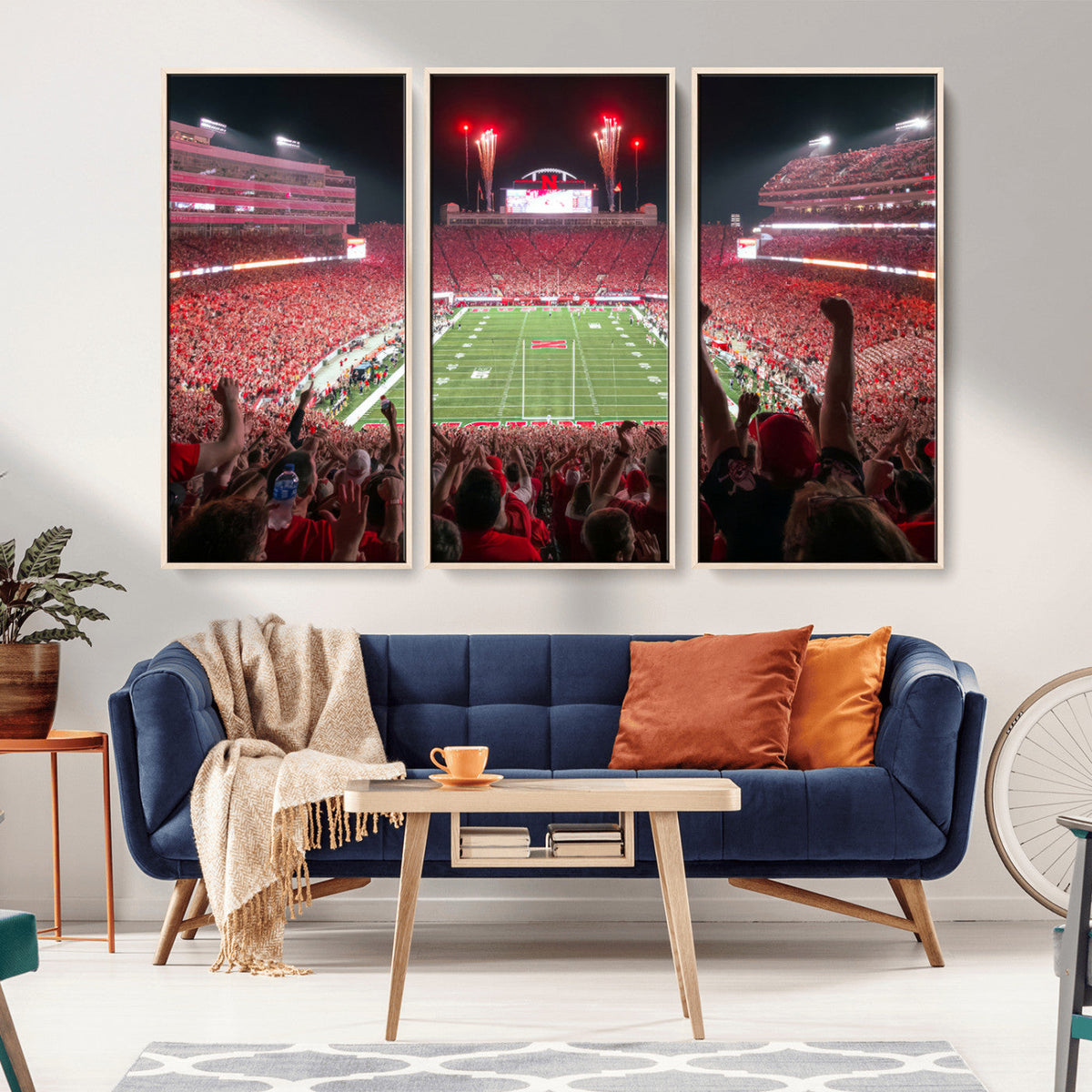 University of Nebraska Cornhuskers Football Team Print -