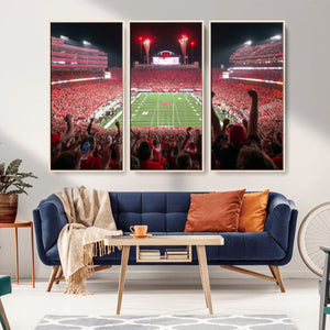 University of Nebraska Cornhuskers Football Team Print -