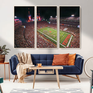 University of Nebraska Cornhuskers Football Team Print -