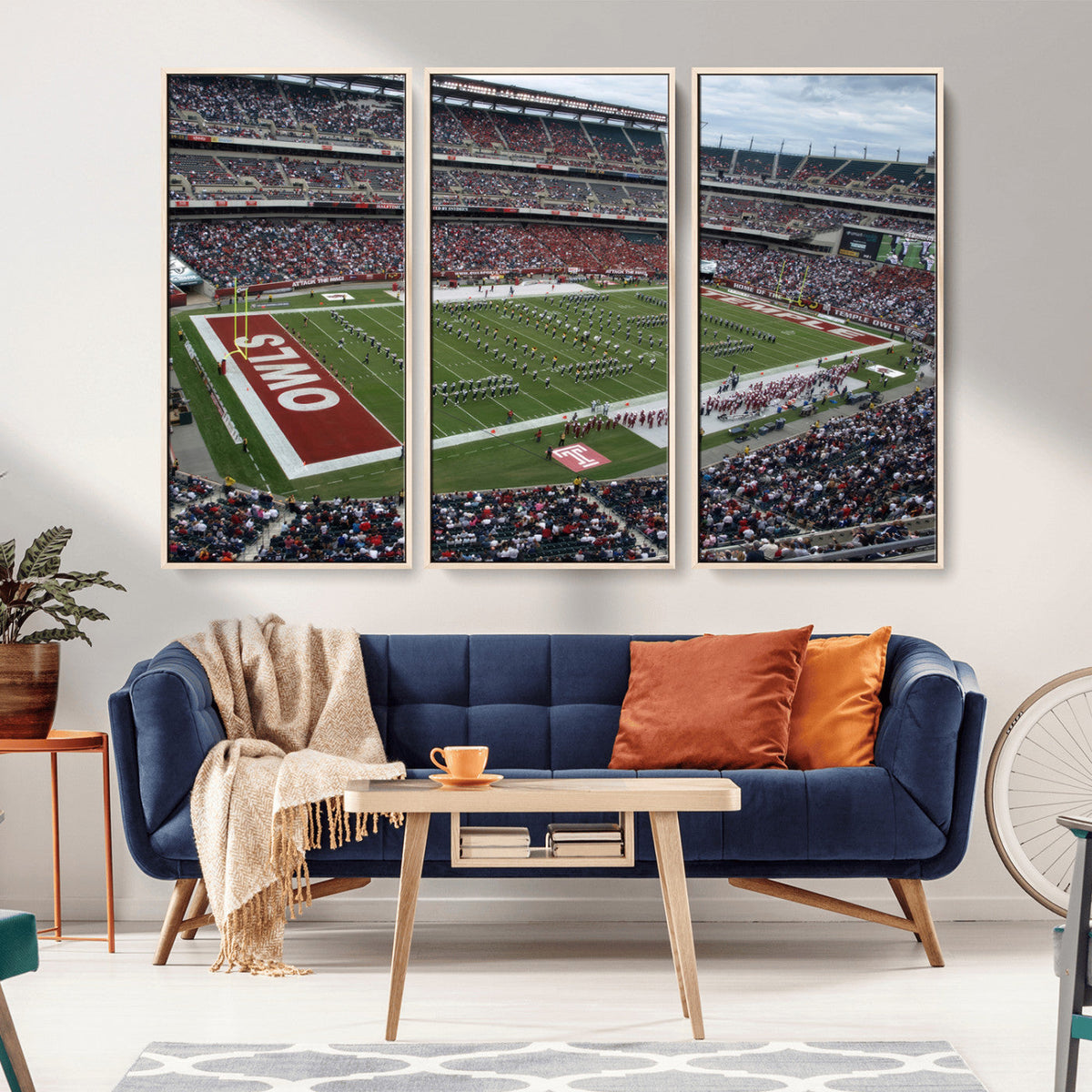 The Temple University Owls Athletics Team Print -