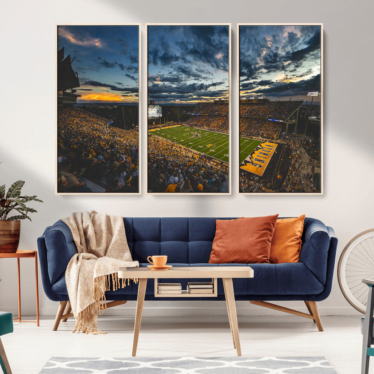 University of Wyoming Cowboys Football Team Print - Laramie