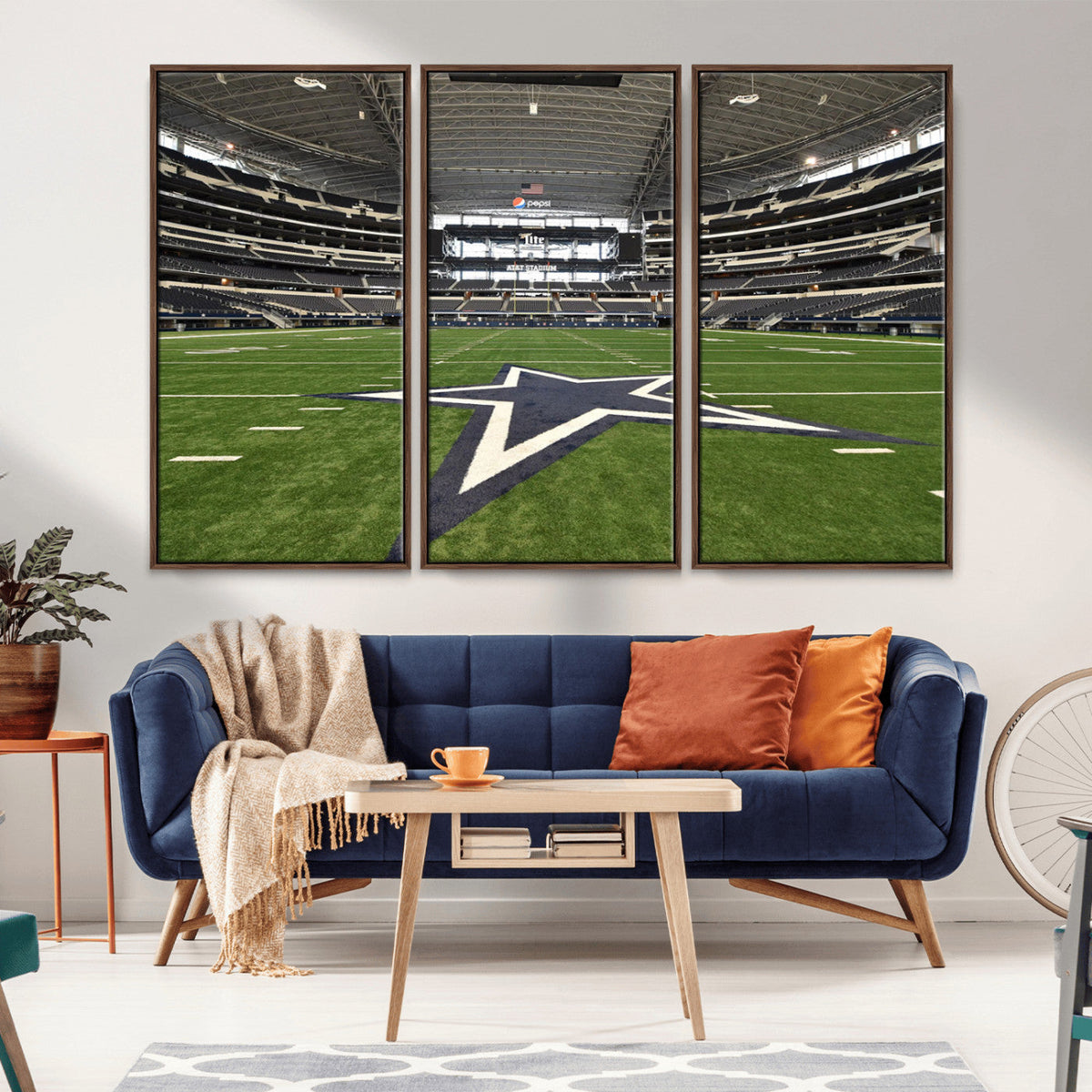 Dallas Cowboys Football Team Print - Arlington AT&T Stadium