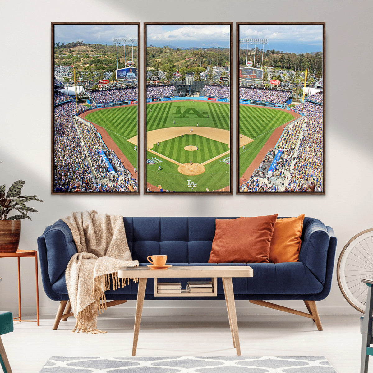 Citi Field Wall Art Print | 3-Panel New York Mets Baseball