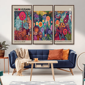 Yayoi Kusama Wall Art Canvas Print, Abstract Art, Large
