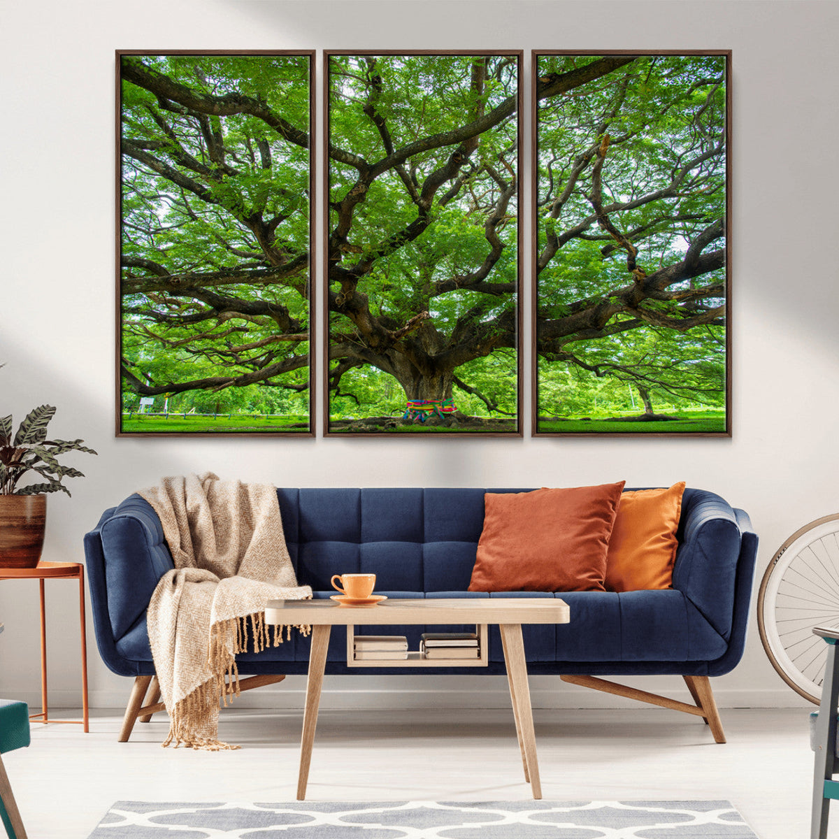 Angel Oak Tree Wall Art Canvas Print – Framed Majestic
