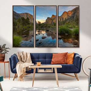 Yosemite Valley Wall Art Canvas Print – Framed El Capitan