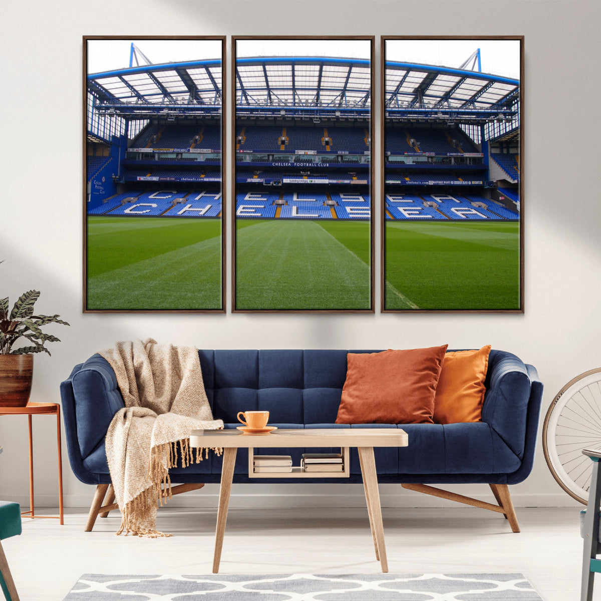 Stamford Bridge Chelsea Football Stadium Canvas Wall Art