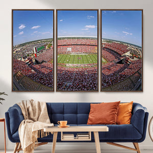 William Brice Stadium Wall Art Canvas Print – Stadium Crowd