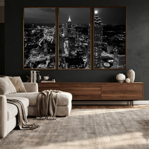 Atlanta Skyline Wall Art Canvas Print, Atlanta Downtown