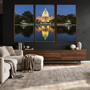 US Capitol Building Wall Art Canvas Print – Washington DC