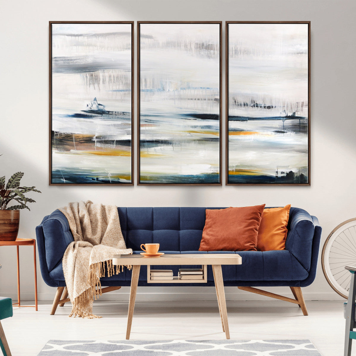 Soft Color Abstract Canvas Print