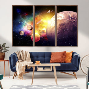Space and Galaxy Canvas Print