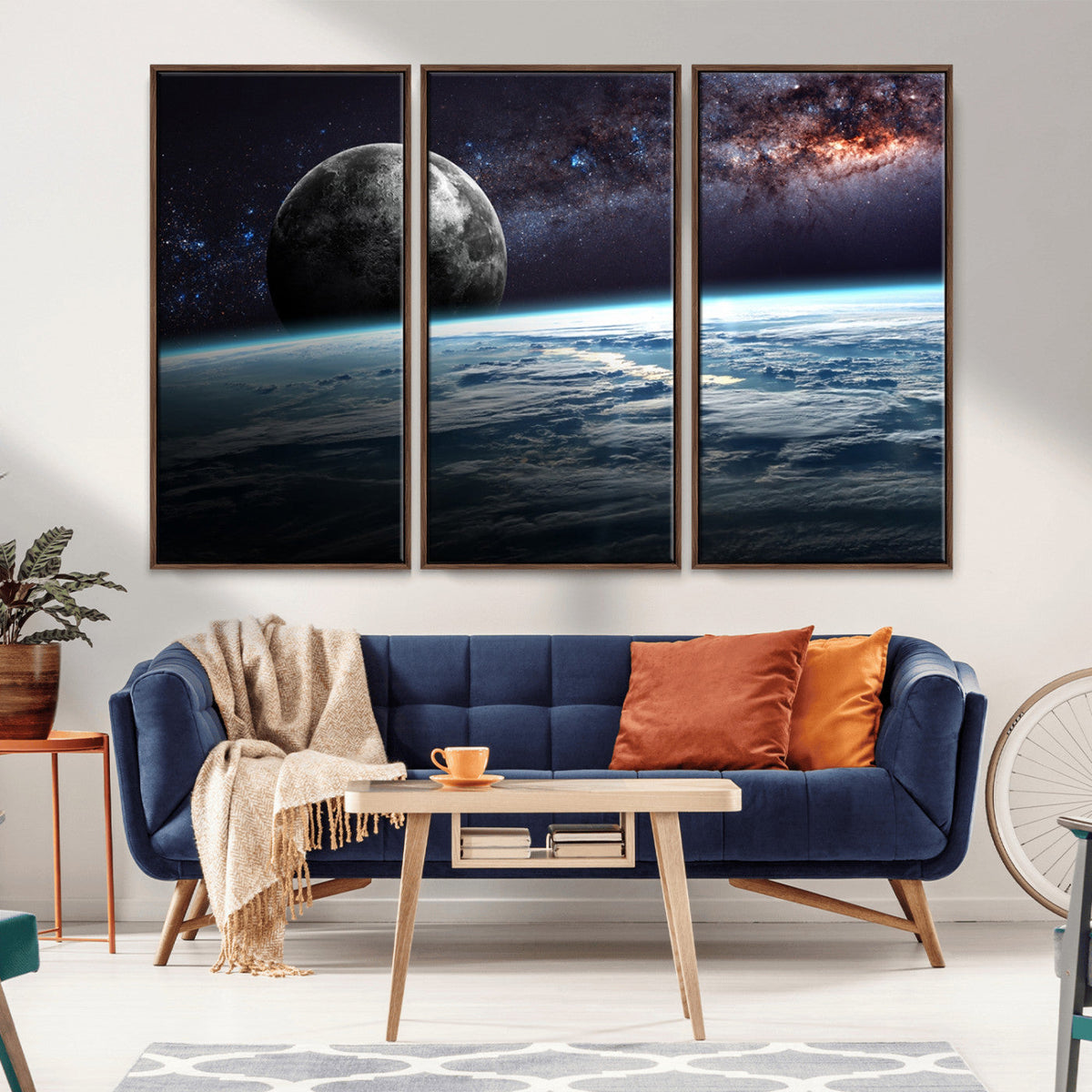 Space and Planet Canvas Print