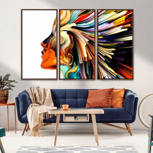 Profile Colors Canvas Print