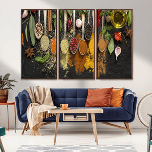 Spices Wall Art Canvas Print